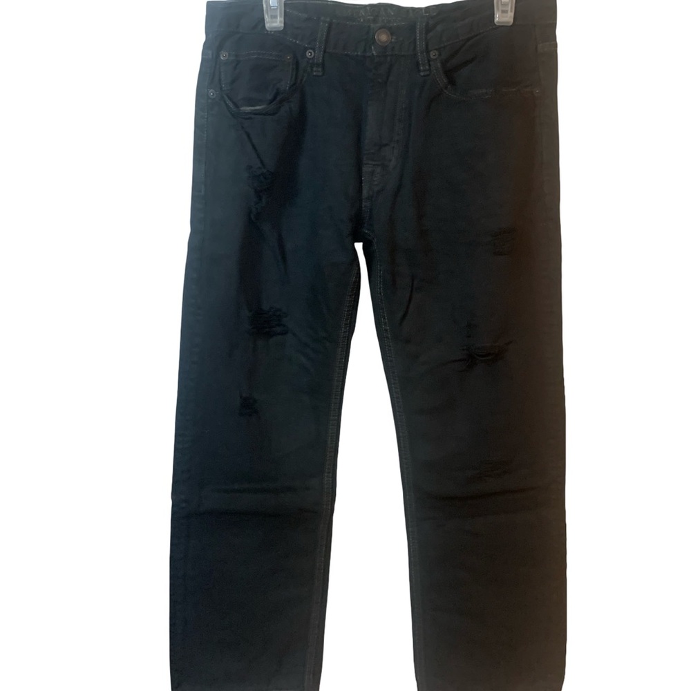Men’s Black American Eagle Outfitters Original Straight Jeans 31x30